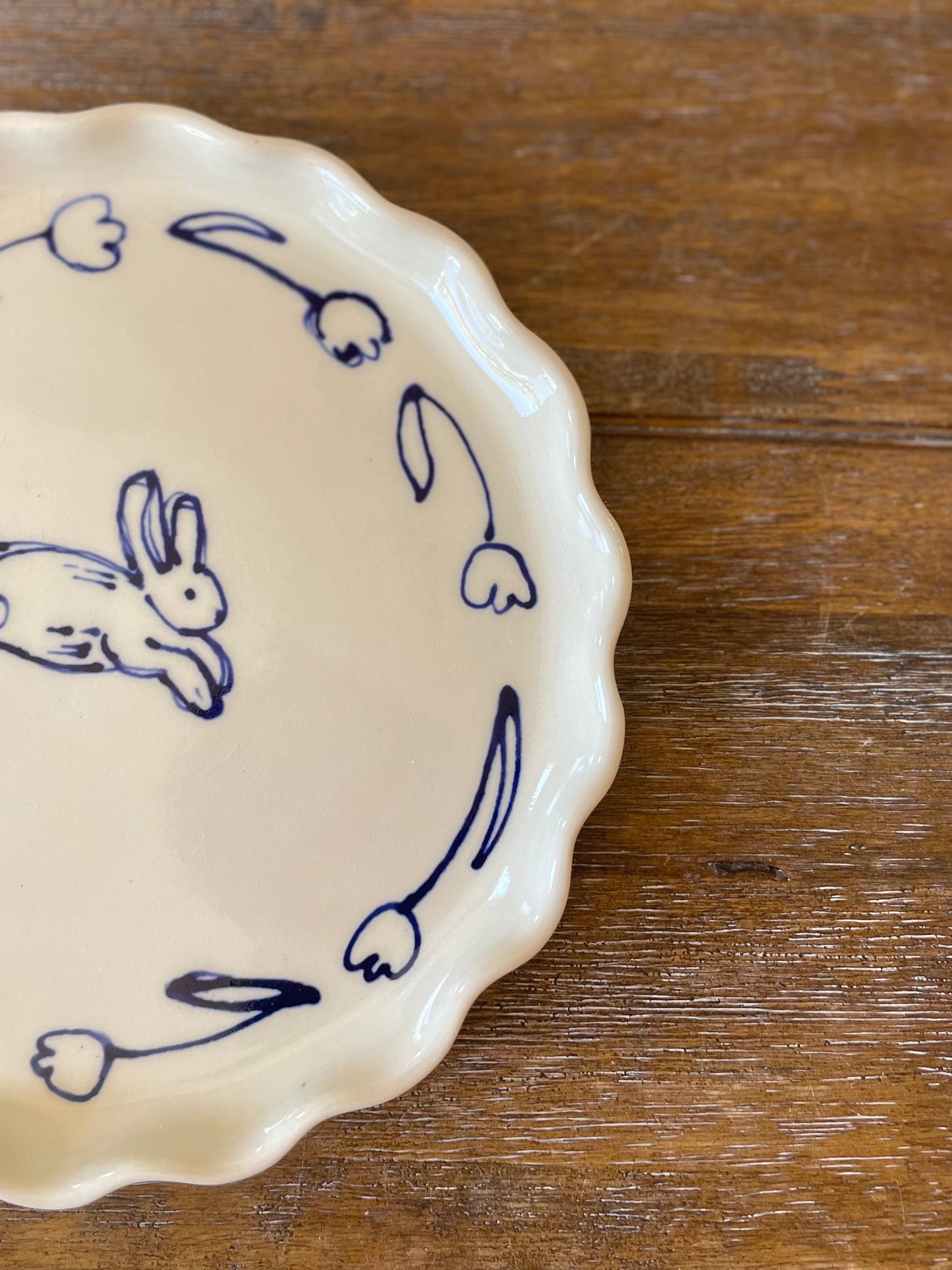 Doodle Bunny Plate