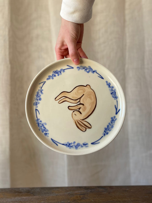Sleeping Bunny Plate