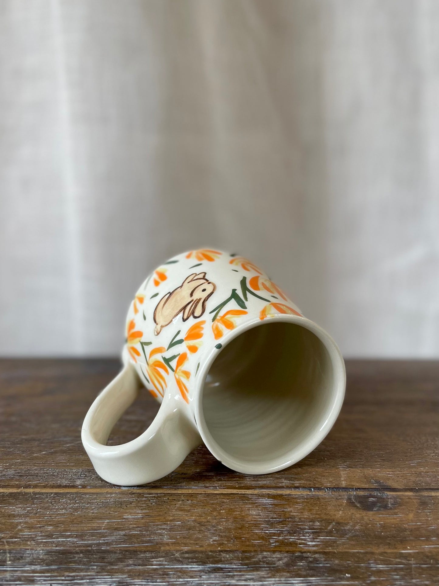 Orange Bunny Mug
