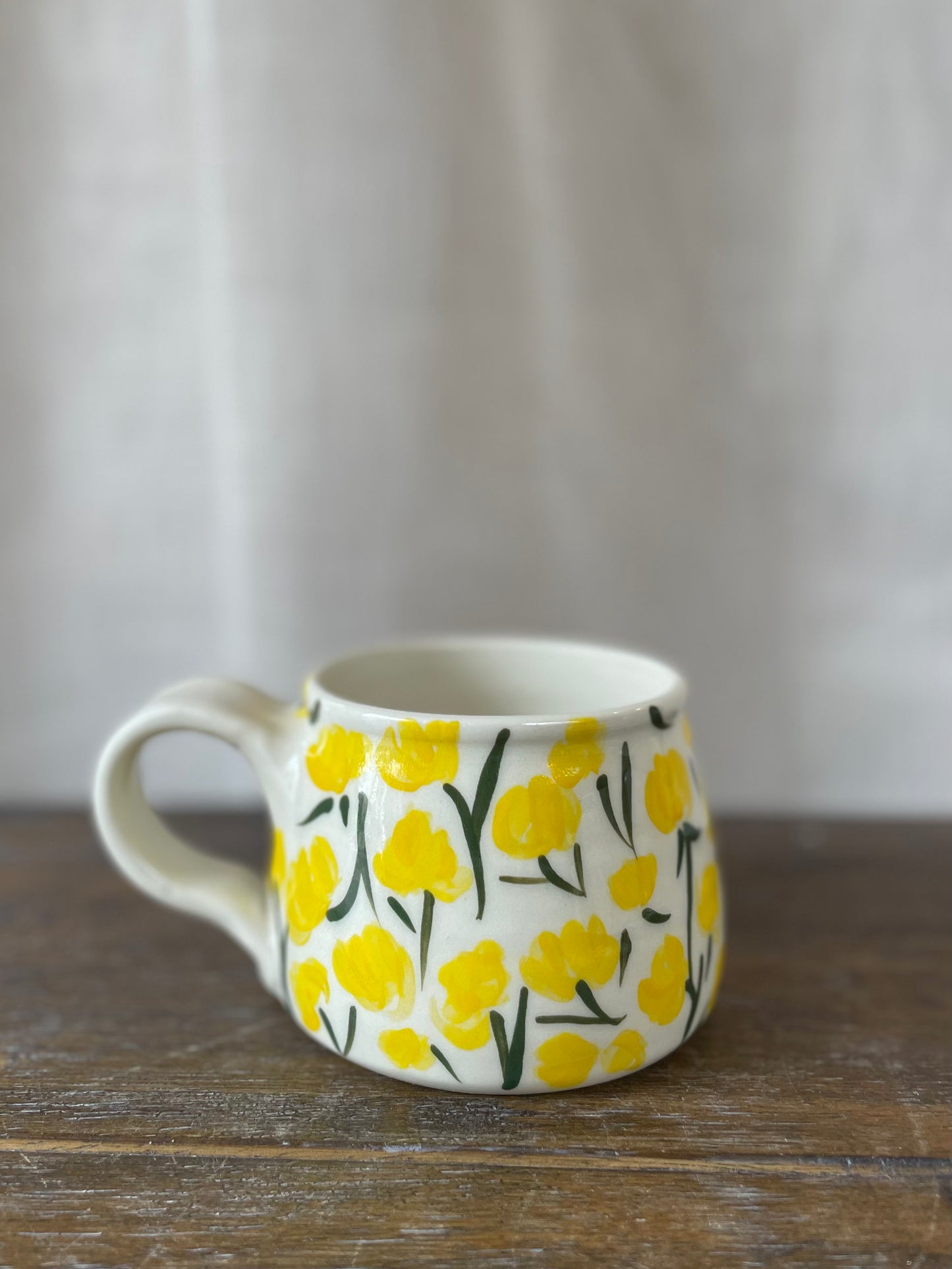 Yellow Flower Mug 1
