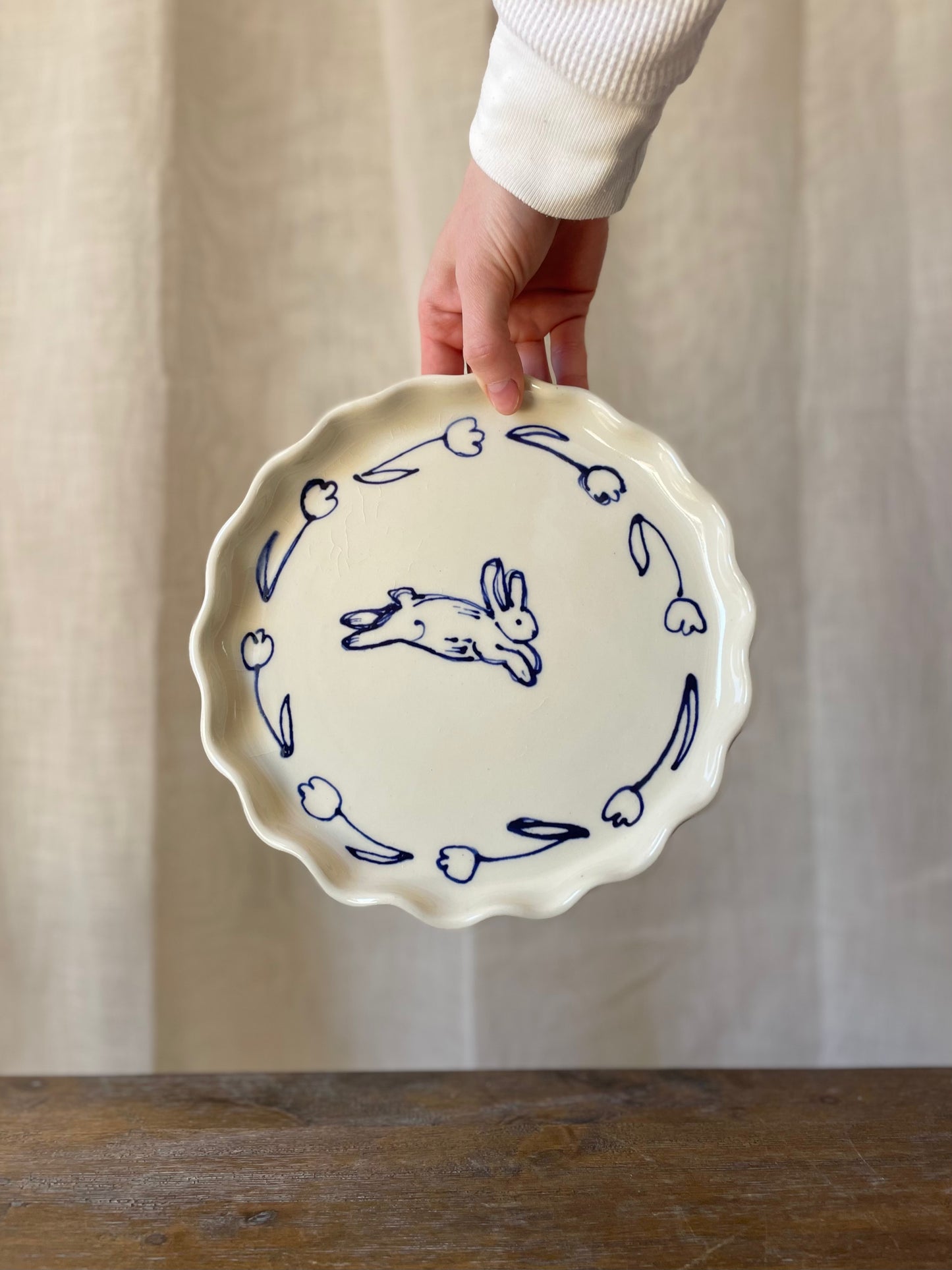 Doodle Bunny Plate