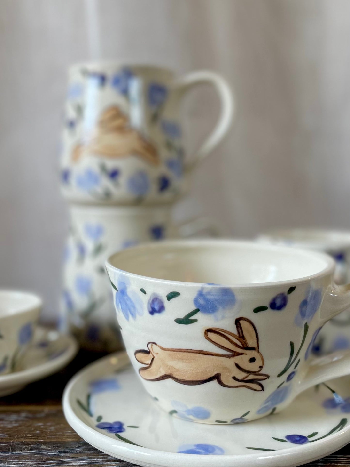 Jumping Bunny Latte Set