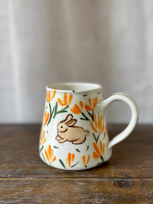 Orange Bunny Mug