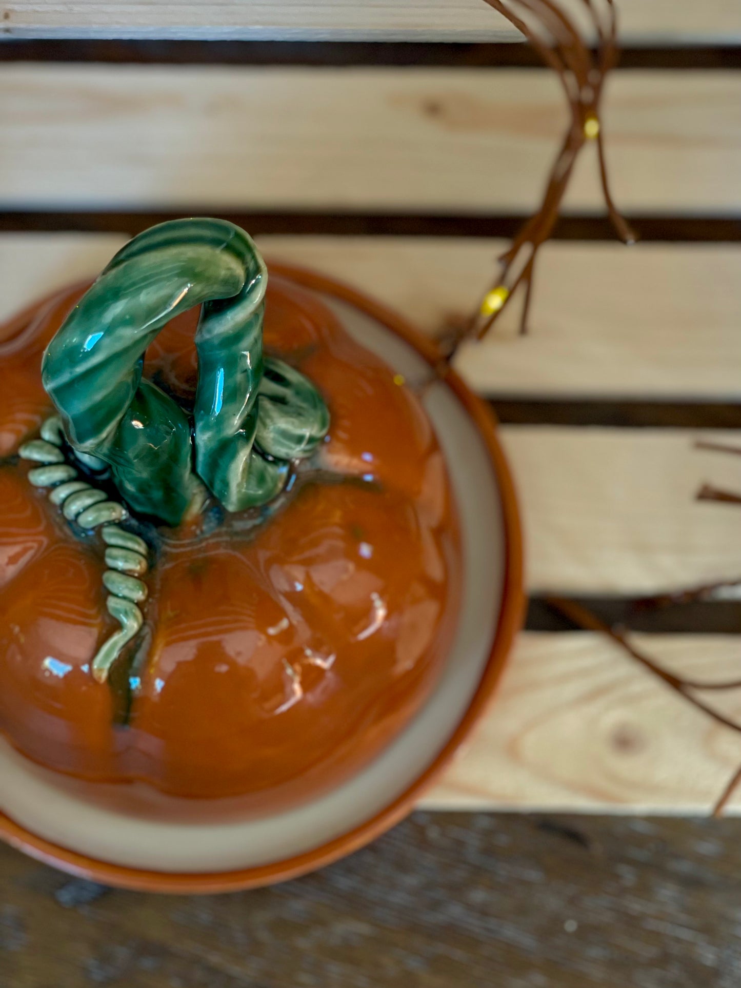 Pumpkin Butter Dish