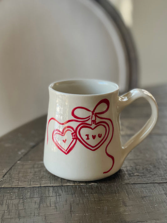 I<3U Locket Mug