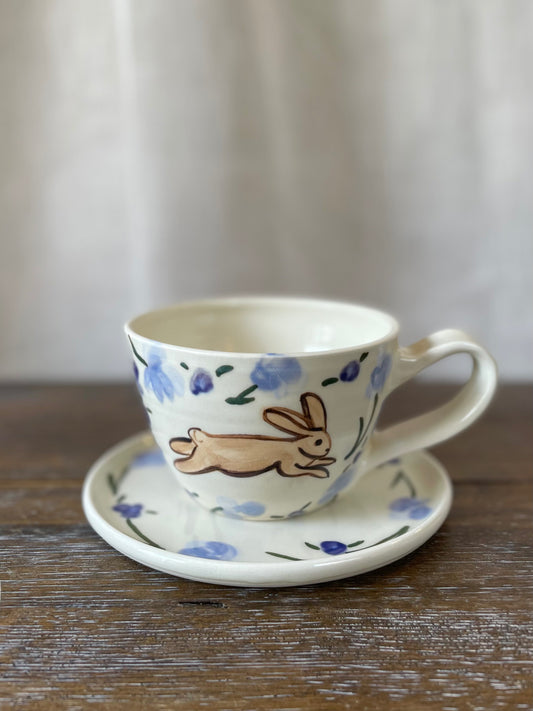Jumping Bunny Latte Set