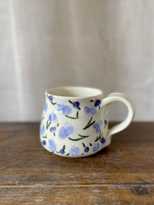 Purple Flower Mug 1