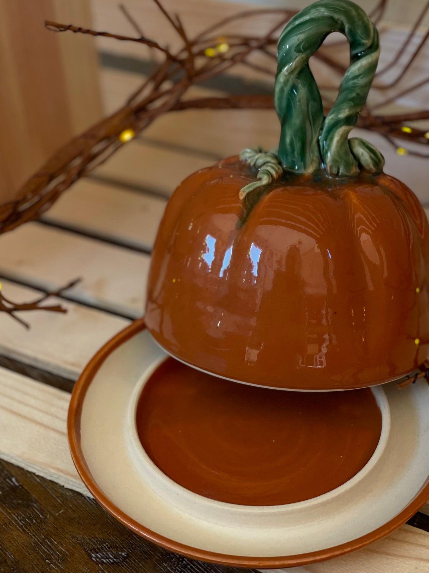 Pumpkin Butter Dish