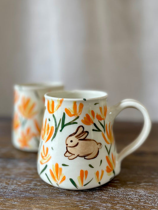 Orange Bunny Mug