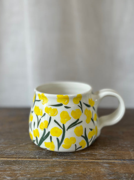 Yellow Flower Mug 1