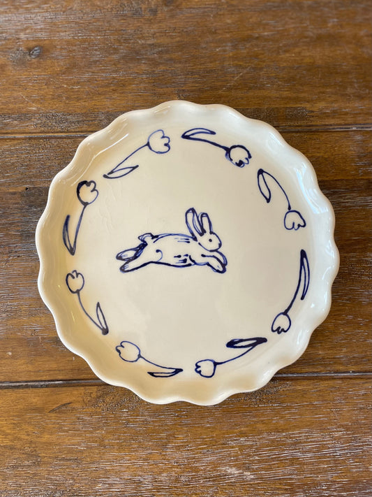 Doodle Bunny Plate
