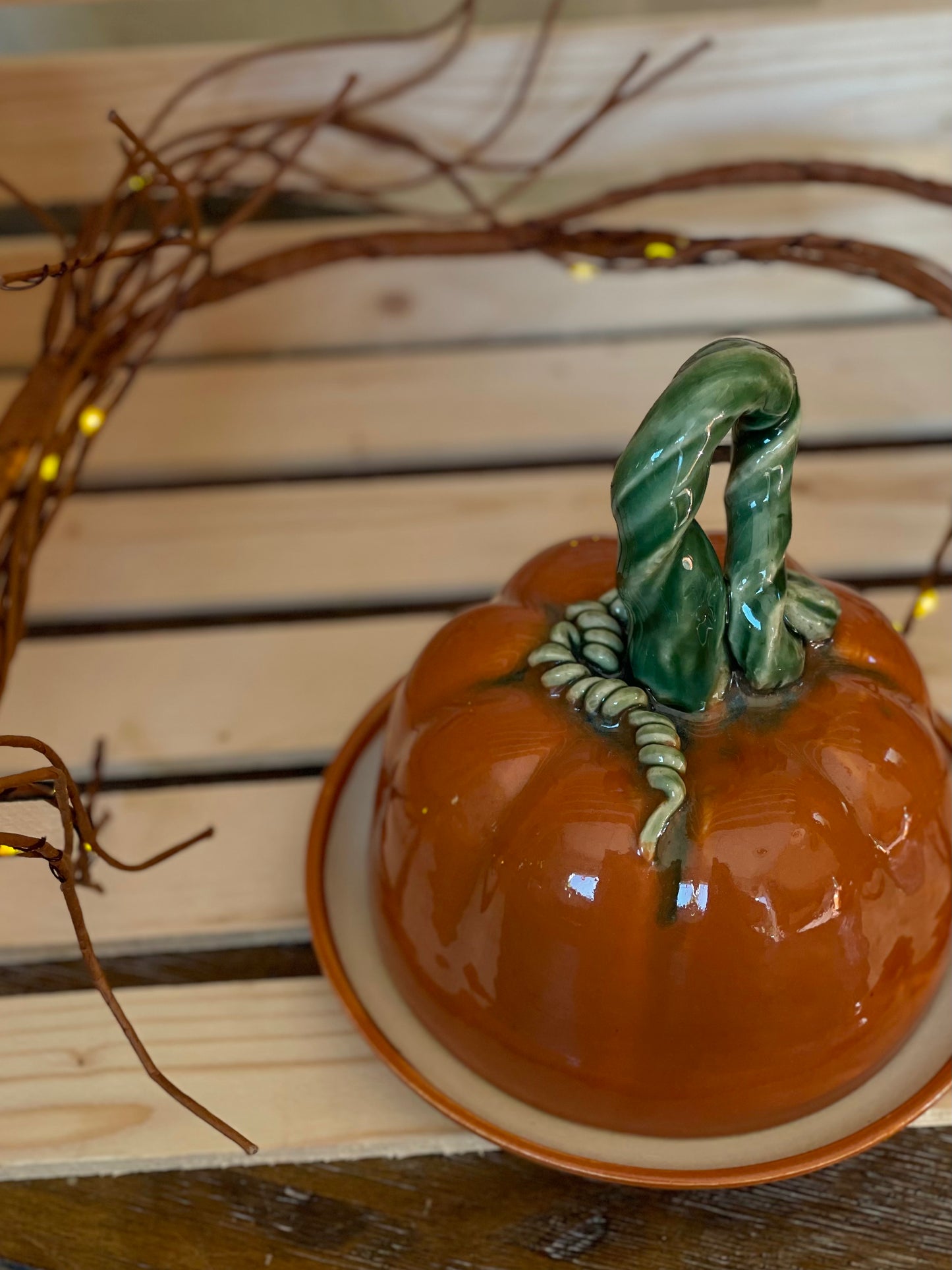 Pumpkin Butter Dish