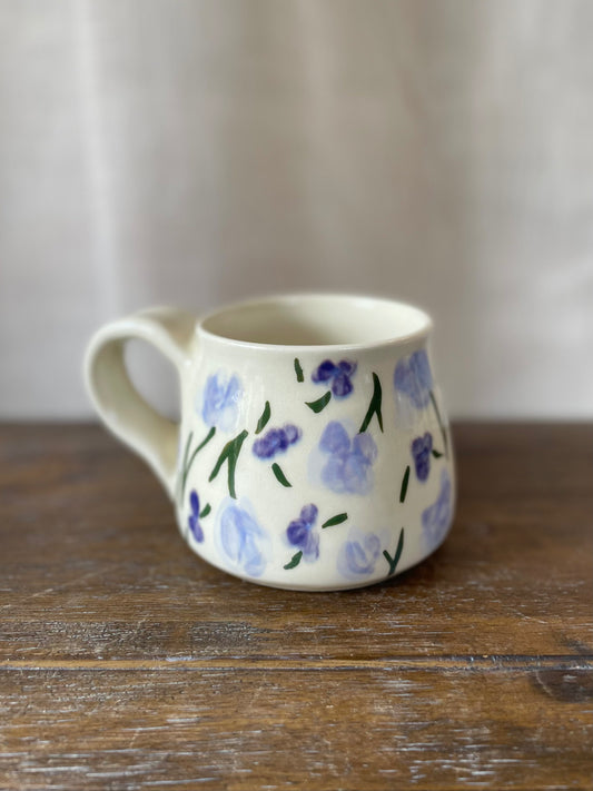 Purple Flower Mug 1