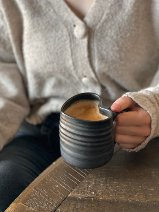Black Heart Mug