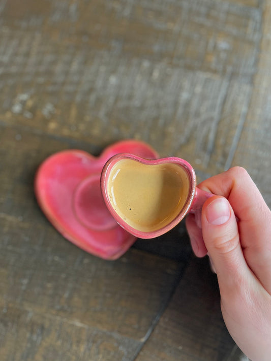 Heart Espresso Set