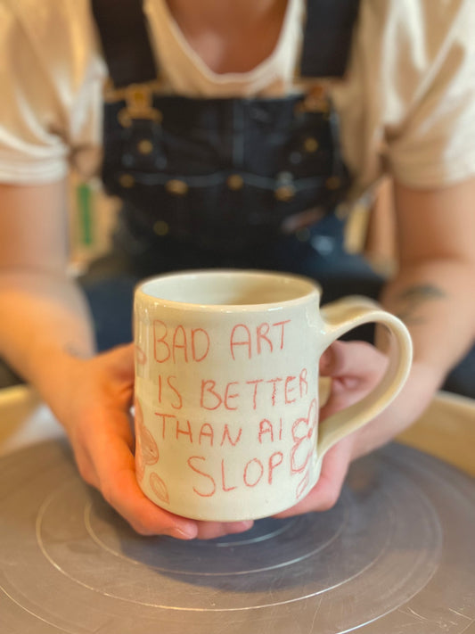 BAD ART IS BETTER THAN AI SLOP
