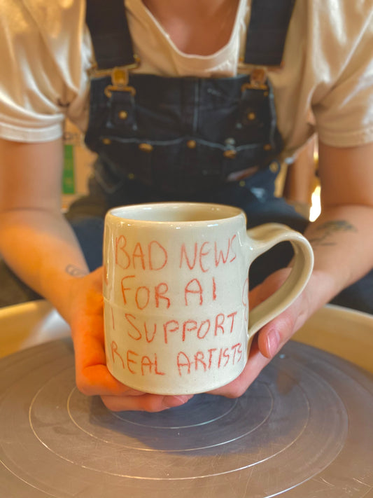BAD NEWS FOR AI: I SUPPORT REAL ARTISTS