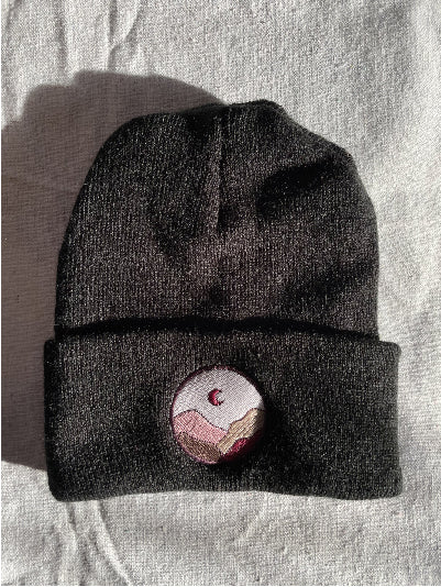 Knit Cuff Toque with Mountain Logo